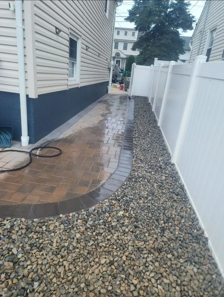 Expert landscape installation for homes in Irvington, NJ by Flores Quality Landscaping