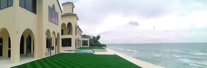 Expert lawn mowing service in Deerfield Beach, FL by Florida Fake Grass, Inc