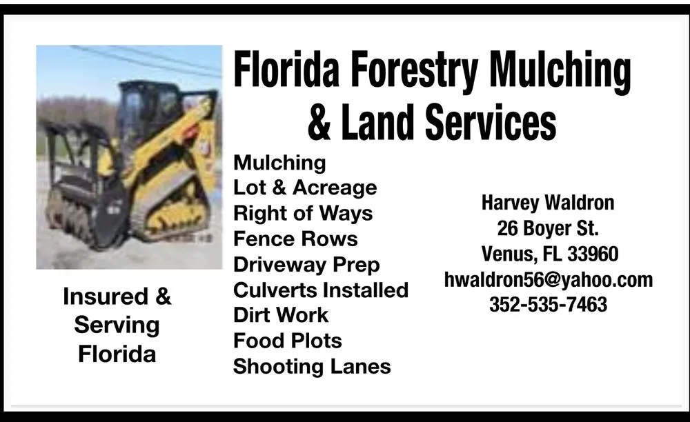 Top-rated garden landscaping for residential properties in Venus, FL by Florida Forestry Mulching & Land Service