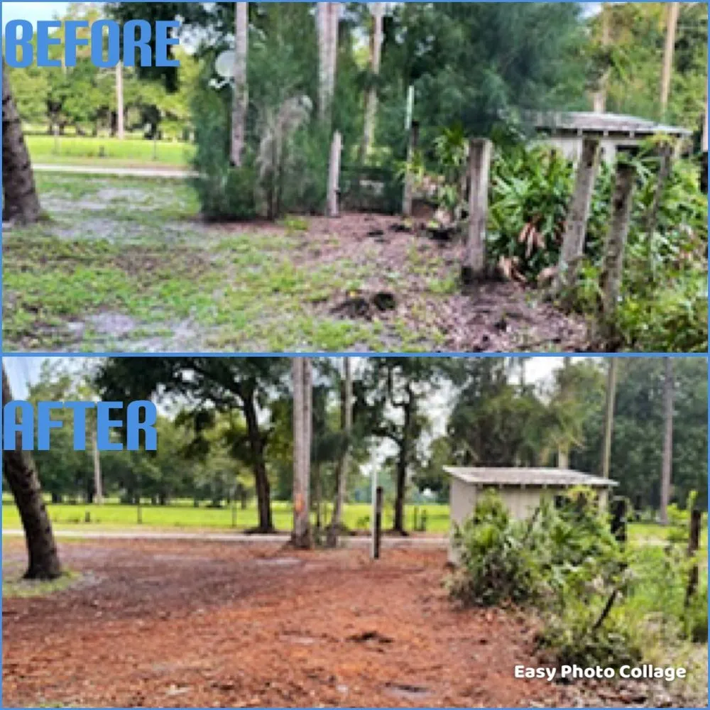Expert garden landscaping in Venus, FL by Florida Forestry Mulching & Land Service