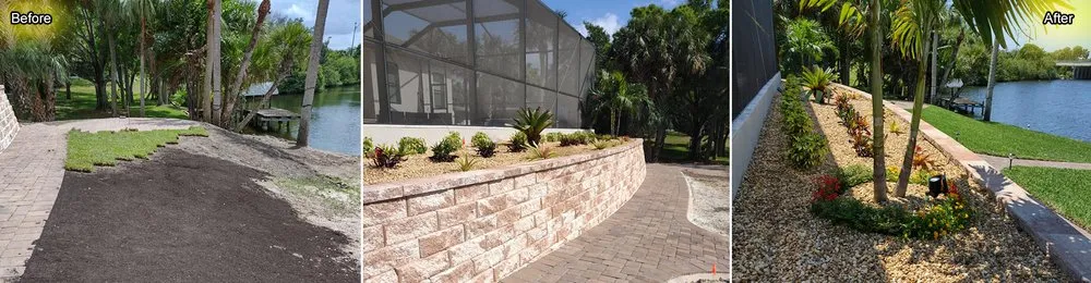 Expert landscape installation in Palm Bay, FL by Florida Ground Maintenance
