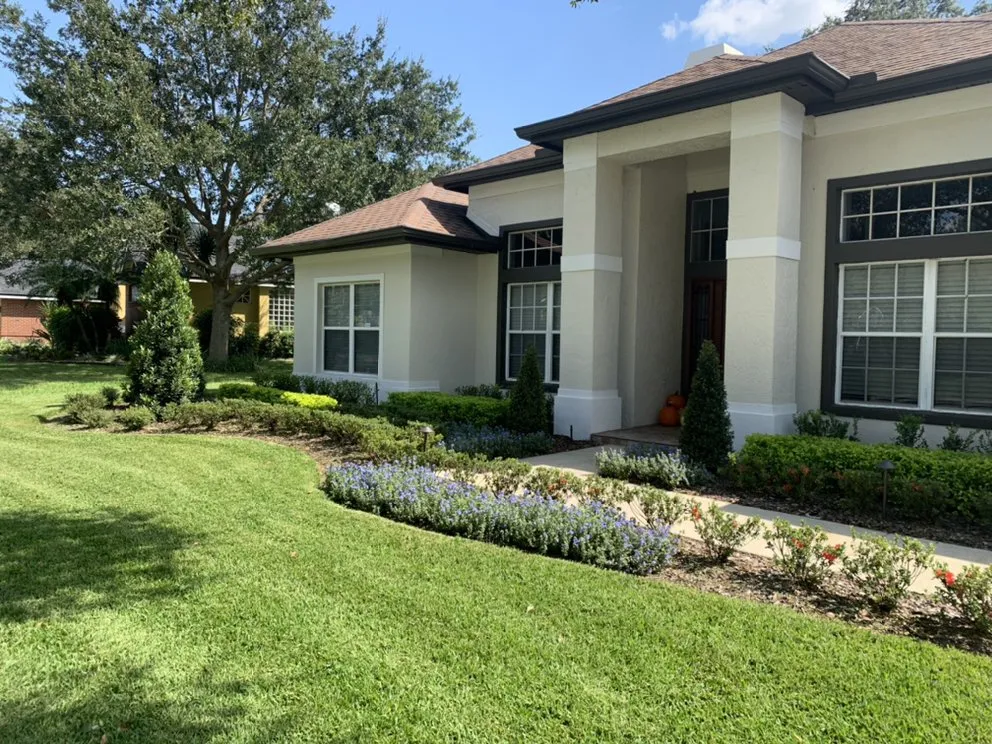 Affordable lawn mowing service with custom design across Orlando, FL - Florida Landscape Living