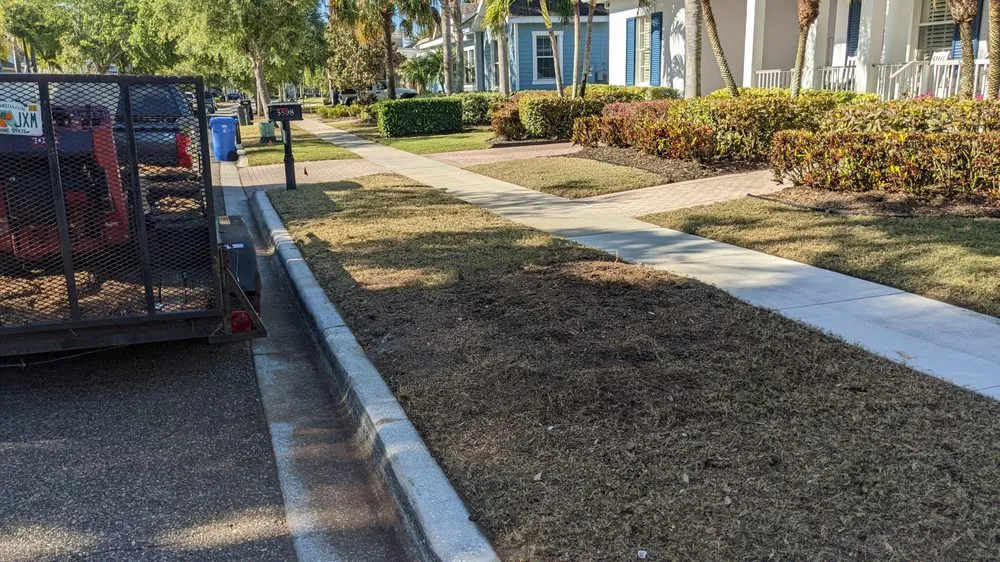 Custom garden landscaping near you in Brandon, FL by Florida Tree & Stump