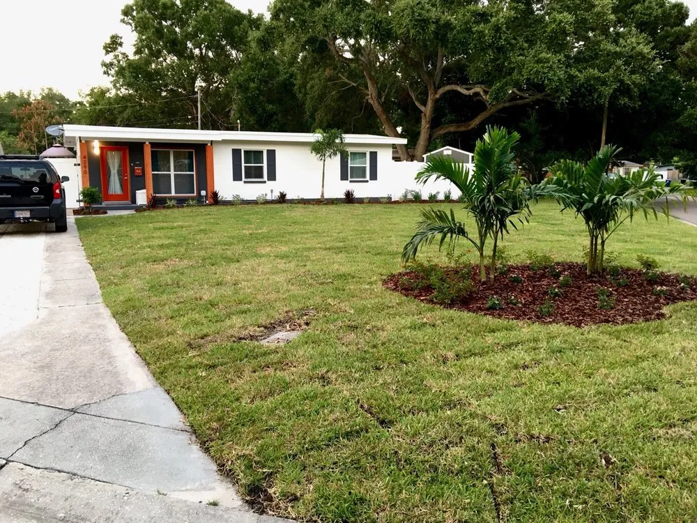 Professional yard maintenance with custom design in St. Petersburg, FL by Floridigenous Landscape, Inc.