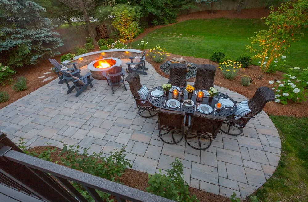 Custom landscape installation in Cincinnati, OH by Flourish Design