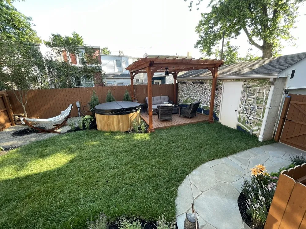 Local outdoor landscaping for homes in Phoenixville, PA by Flourishing Landscapes