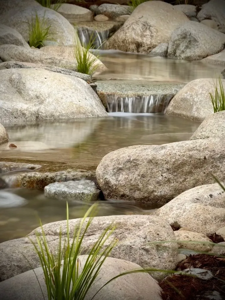 Custom landscape installation in Corona, CA - Flow Aquascapes