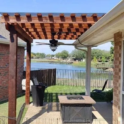 Affordable outdoor landscaping with custom design across Highland Village, TX - Flower Mound Outdoor Services