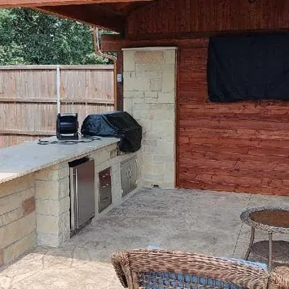 Local landscape installation for beautiful yards in Highland Village, TX by Flower Mound Outdoor Services