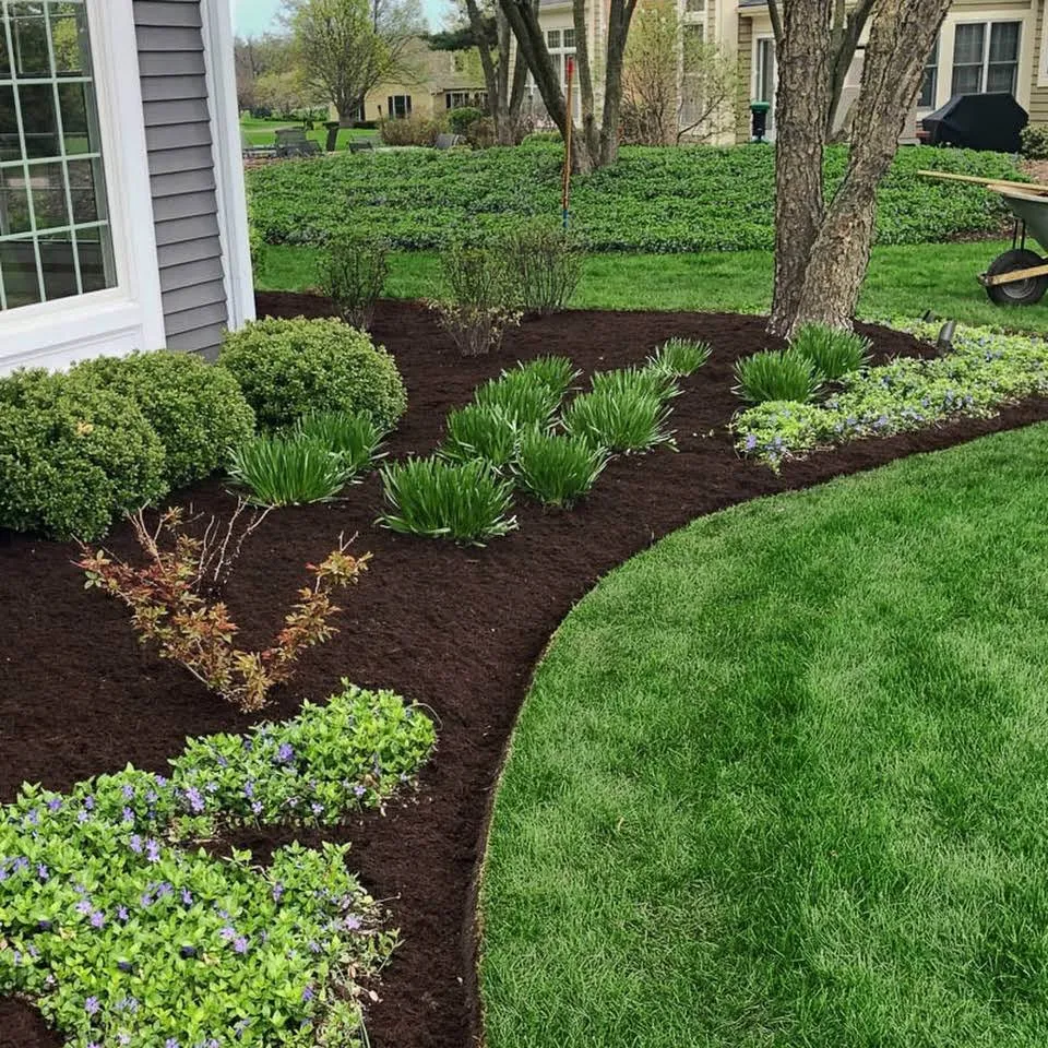 Custom lawn care service in Harwich, MA by Flowerbed landscaping