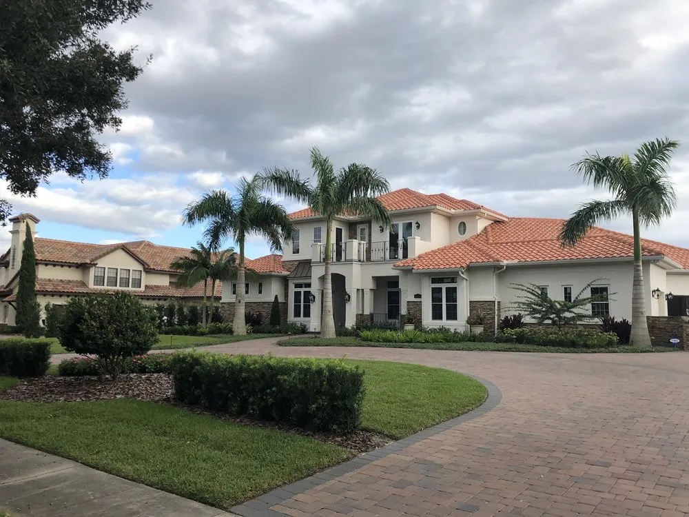 Professional lawn mowing service with custom design across Windermere, FL - Flowerbomb Landscaping