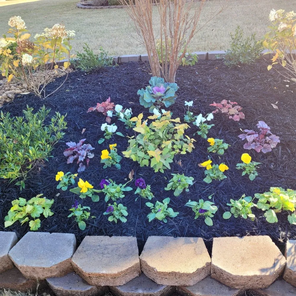 Trusted lawn mowing service for residential properties across Fayetteville, GA - Flowers for Friends - Landscaping Services