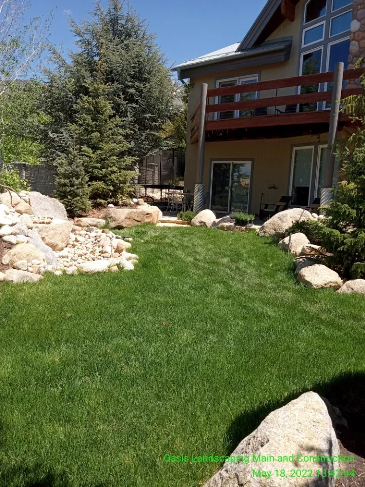 Top-rated lawn mowing service in Cottonwood Heights, UT by Flowers Landscape