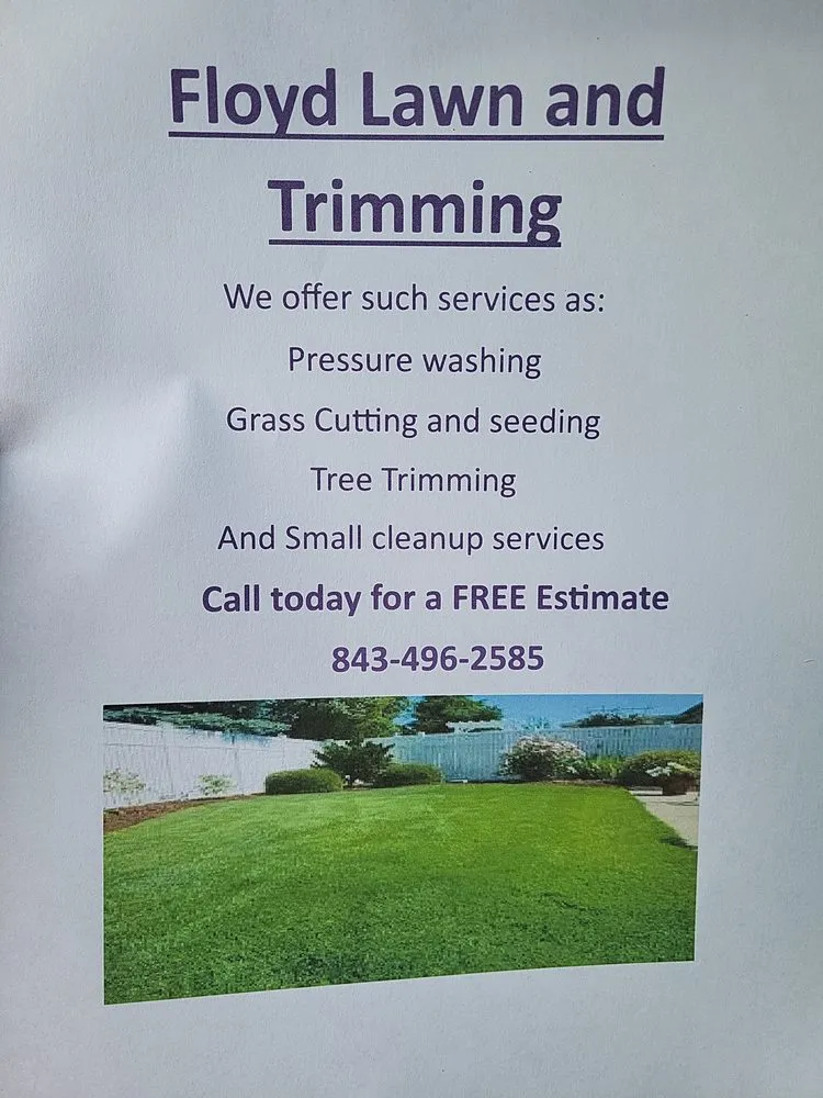 Local residential landscaping experts serving Florence, SC - Floyd Lawn and Trimming
