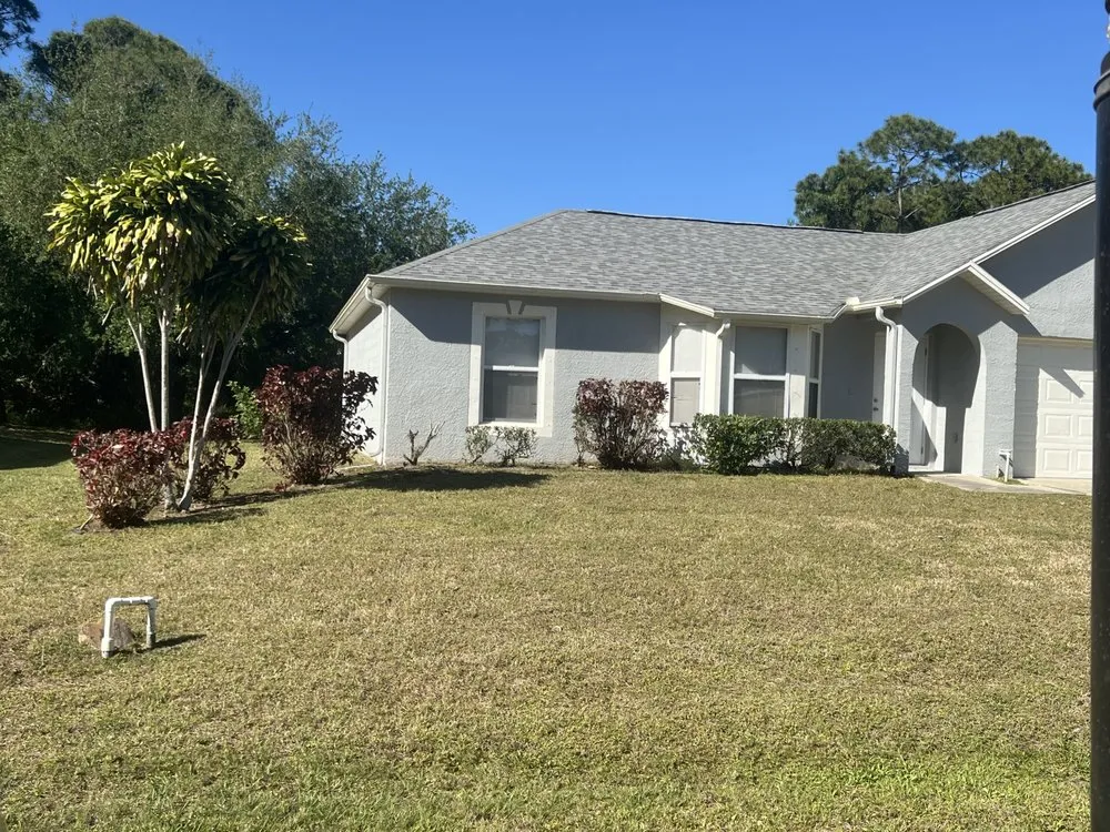 Local landscape design near you in Palm Bay, FL by Fluorescent Lawn Care