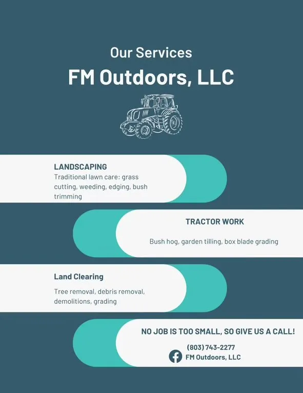 Custom residential landscaping in Gaston, SC by FM Outdoors
