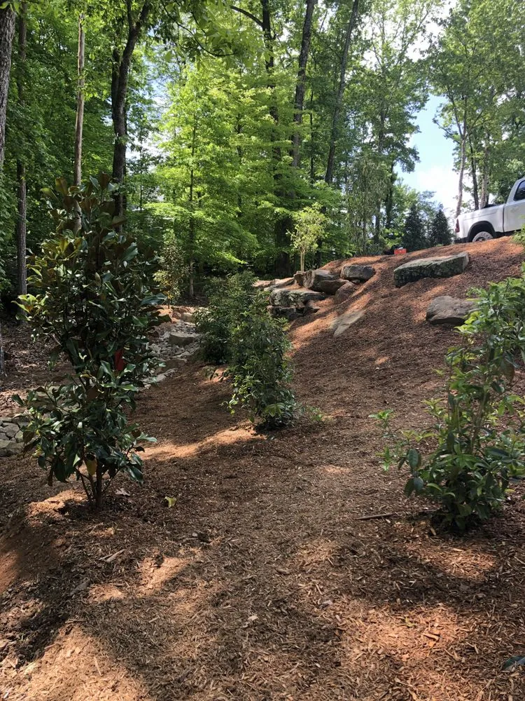 Custom residential landscaping for homes in Kennesaw, GA by FMF Land Management