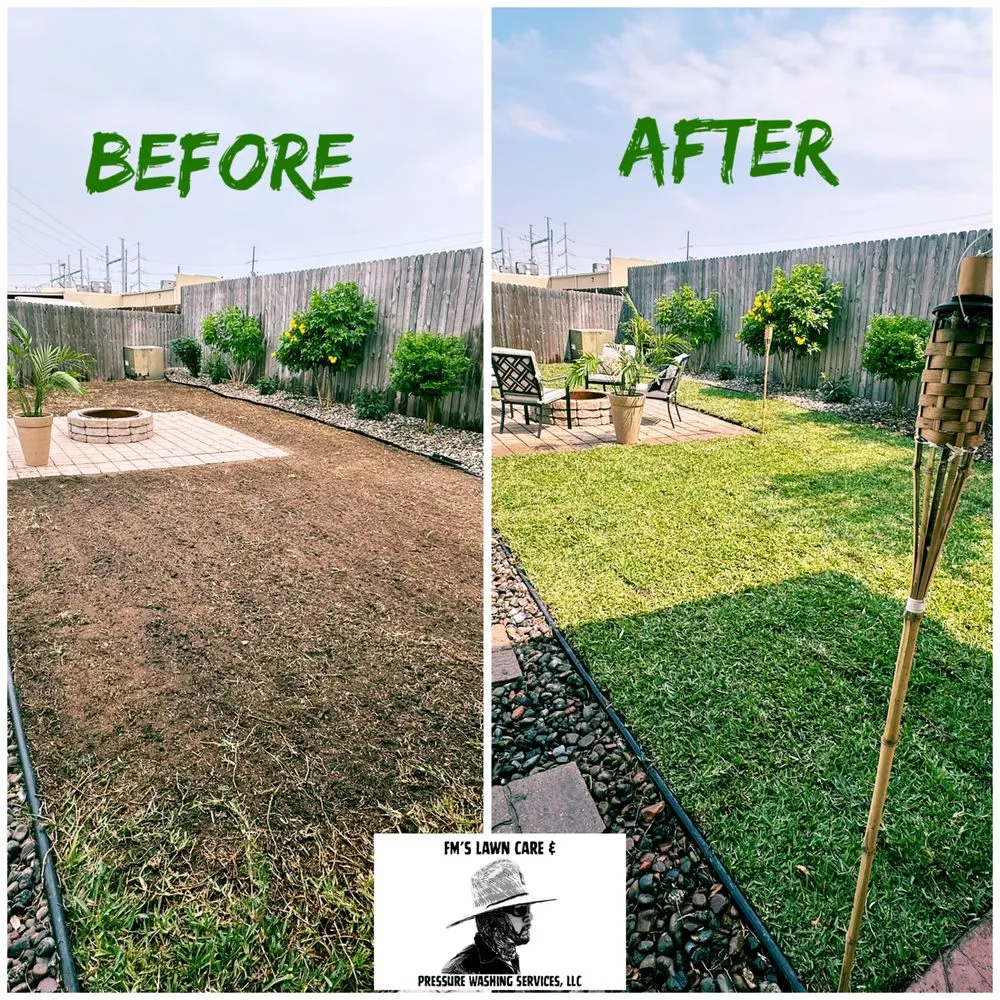 Professional lawn care service in Mission, TX by FM’S Lawn Care & Pressure Washing Services