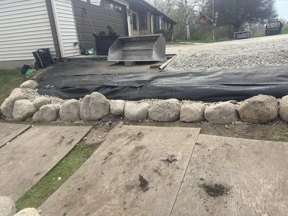 Trusted lawn mowing service for residential properties in Salem, WI by FNS Tree And Landscaping