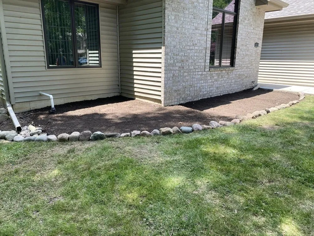 Professional garden landscaping in Salem, WI by FNS Tree And Landscaping