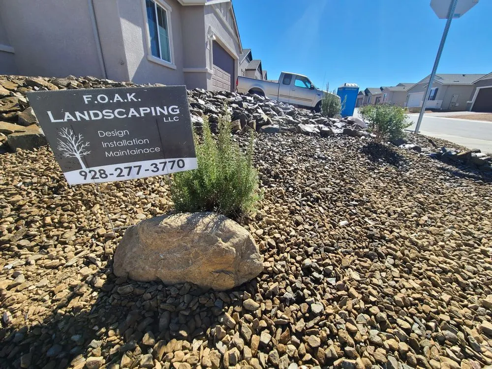 Professional yard maintenance for beautiful yards in Paulden, AZ by FOAK Landscaping