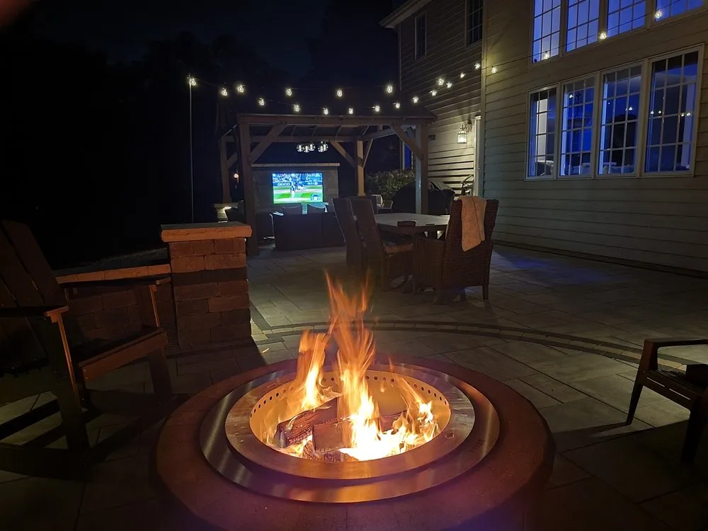 Custom landscape installation with custom design across Aurora, IL - Fobras Landscaping Company