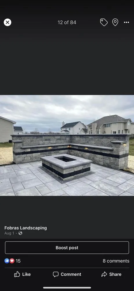 Custom yard cleanup service for residential properties in Aurora, IL by Fobras Landscaping Company