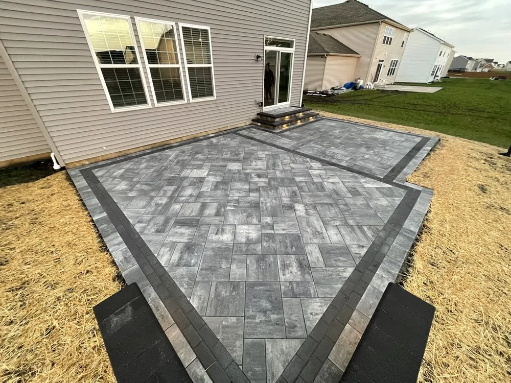 Custom landscape design for homes in Aurora, IL by Fobras Landscaping Company