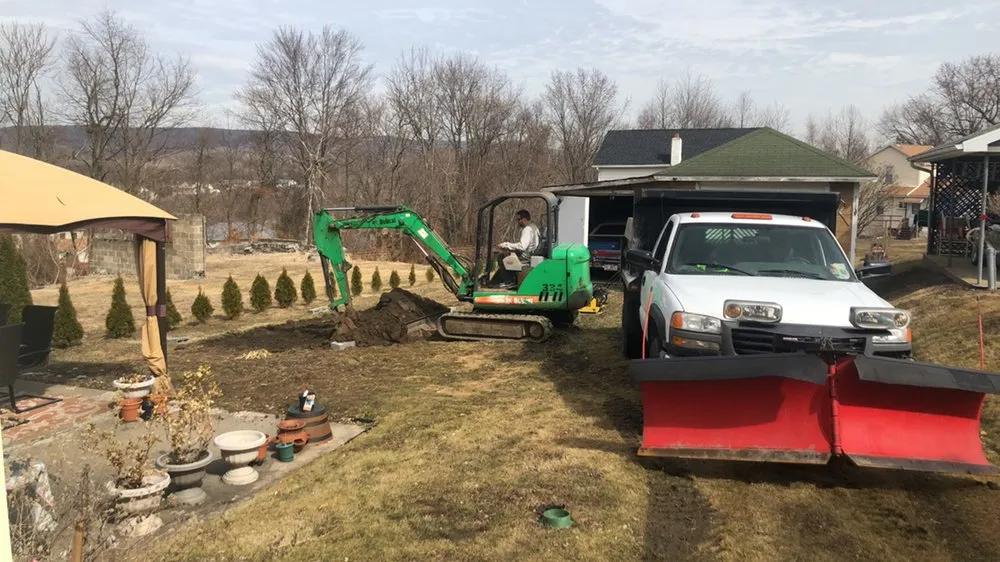 Professional outdoor landscaping for year-round maintenance in Olyphant, PA by Focal Contracting