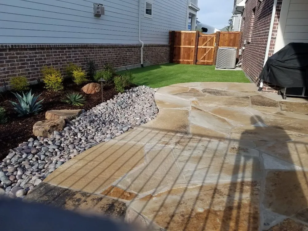 Top-rated garden landscaping for residential properties in Wylie, TX by Focal Point Landscaping