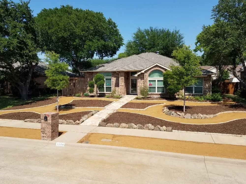Custom lawn mowing service for homes in Wylie, TX by Focal Point Landscaping