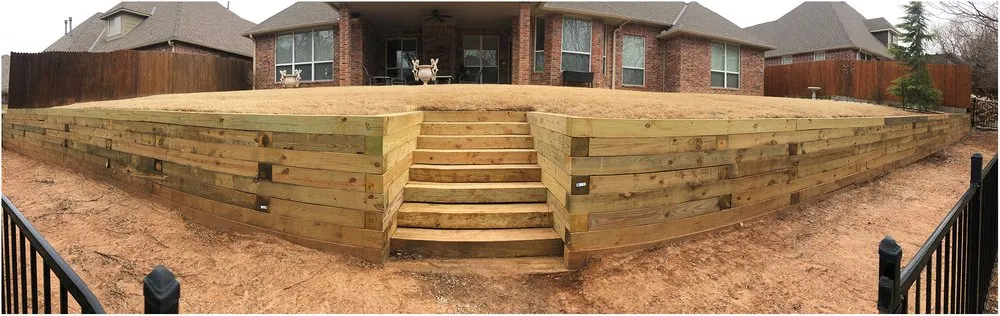 Custom garden landscaping in Edmond, OK - Fokus Landscape Services