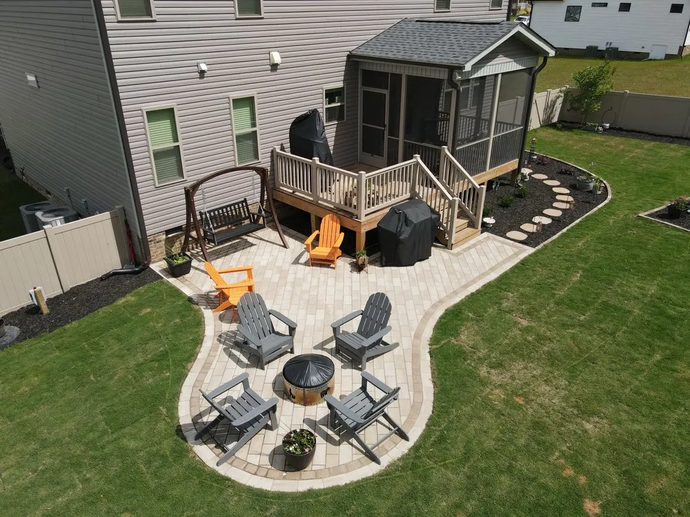 Expert lawn care service for residential properties in Raleigh, NC by Folksy Custom Landscapes