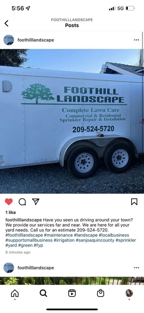 Custom lawn mowing service experts serving Modesto, CA - Foothill Landscape