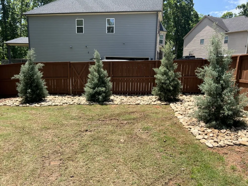 Custom garden landscaping in Inman, SC by Foothills Landscape Solutions