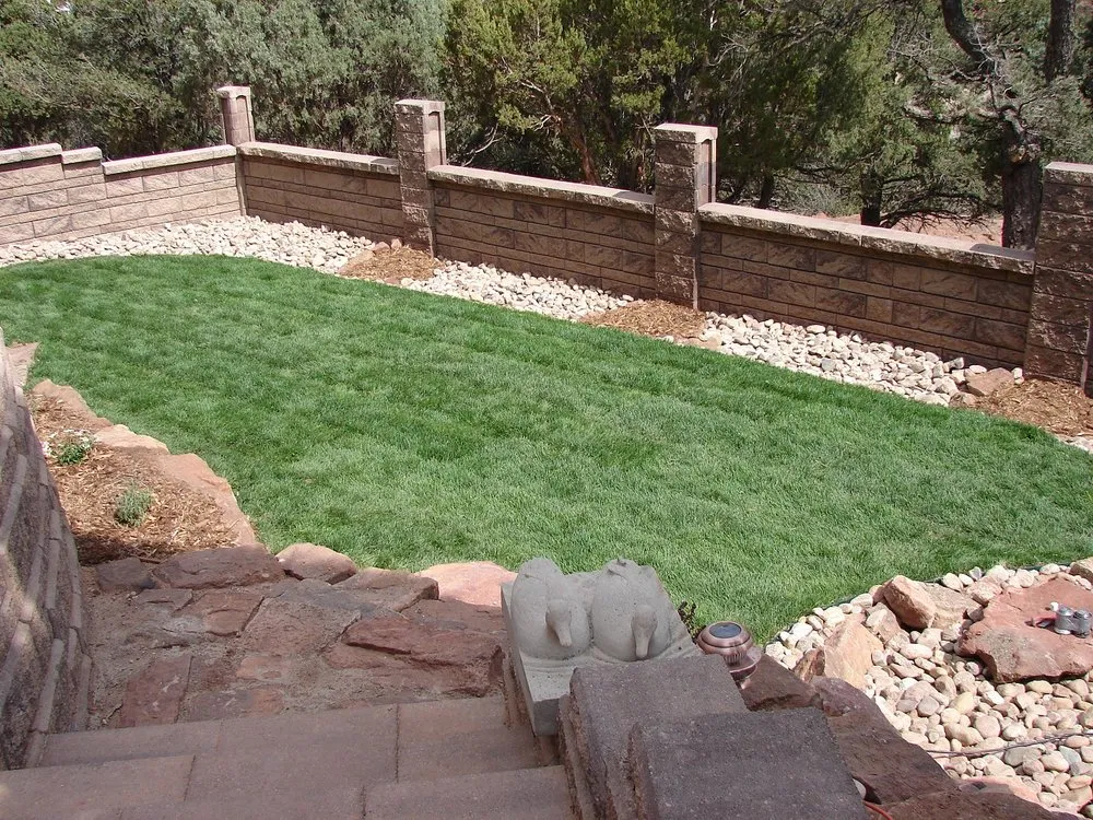 Custom outdoor landscaping in Fountain, CO by Foothills Landscaping & Irrigation