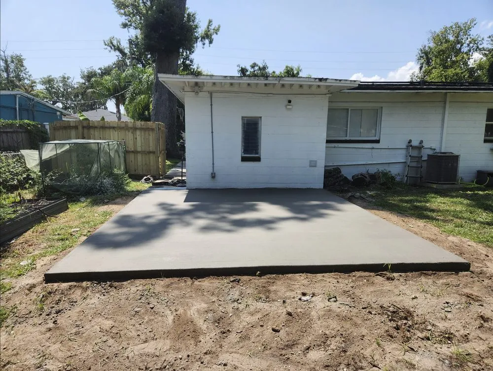 Affordable landscape installation with custom design in South Daytona, FL by Footman Do It