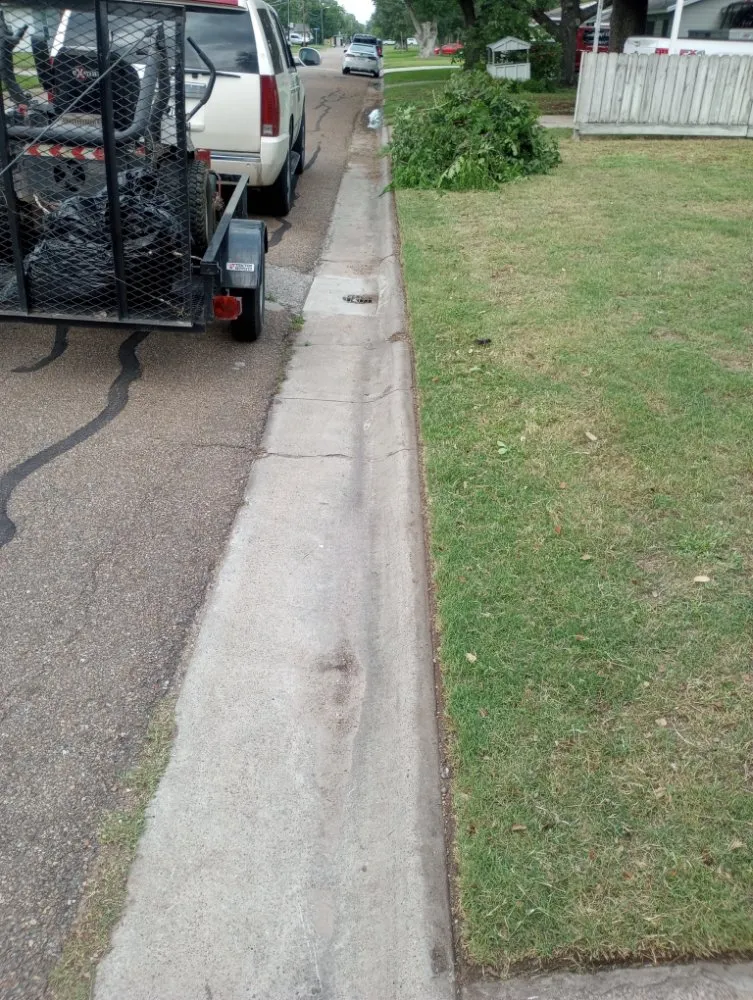 Custom outdoor landscaping in Springtown, TX by For Heaven's Sake Mowing