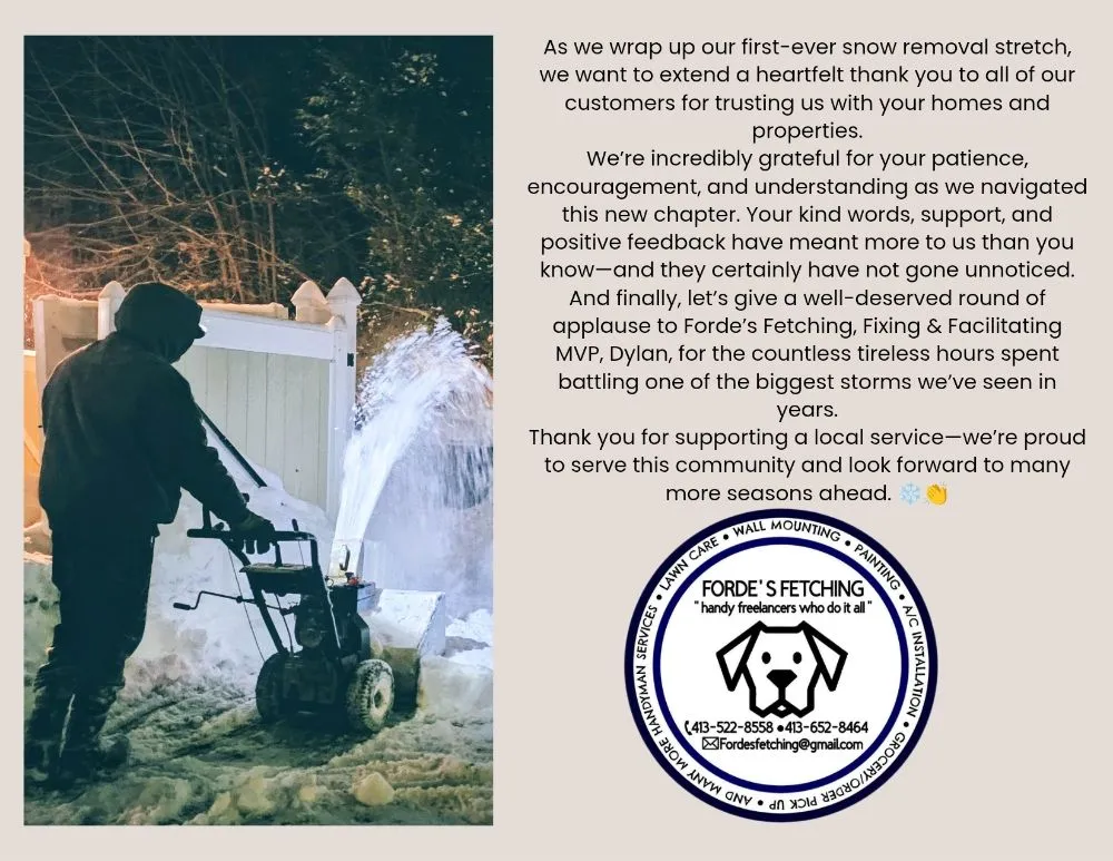 Local landscape design for homes in Montague, MA by Forde's Fetchin & Fixin