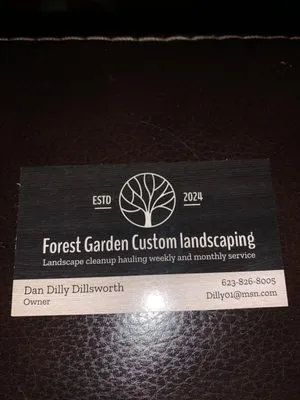 Forest Garden Custom Landscaping Logo