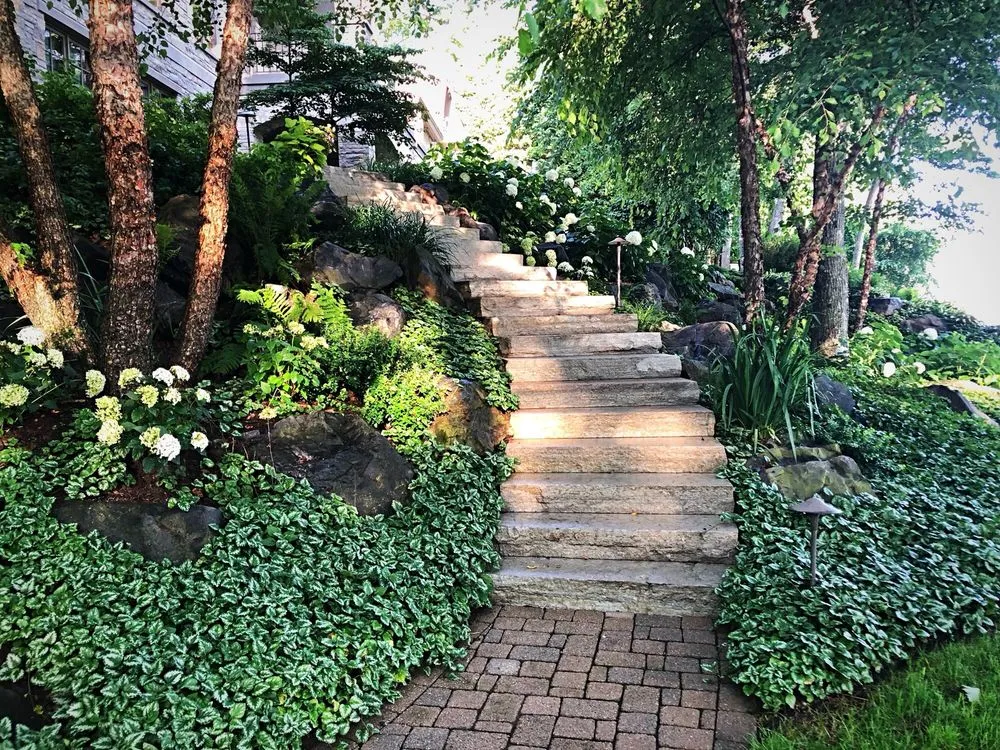 Custom outdoor landscaping in Minocqua, WI by Forestscapes