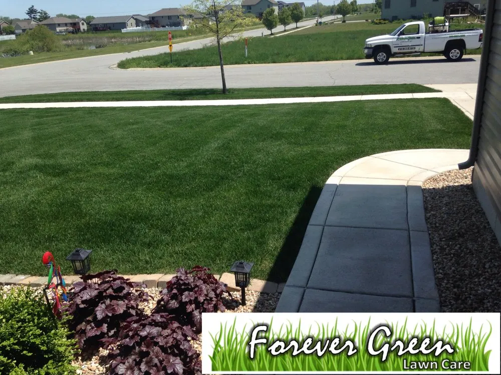 Custom outdoor landscaping in Crown Point, IN by Forever Green Lawn Care