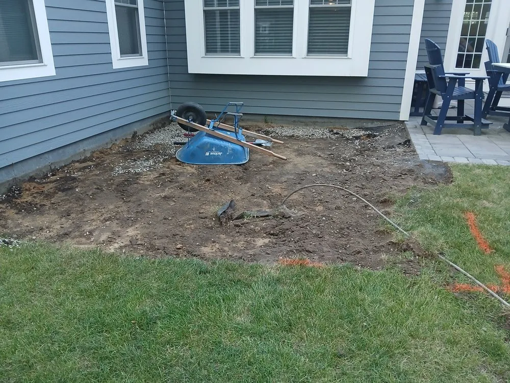 Custom landscape installation in Teaticket, MA - Forever Landscaping & Masonry