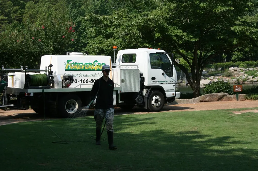 Custom yard cleanup service with custom design across Gainesville, GA - ForeverGro