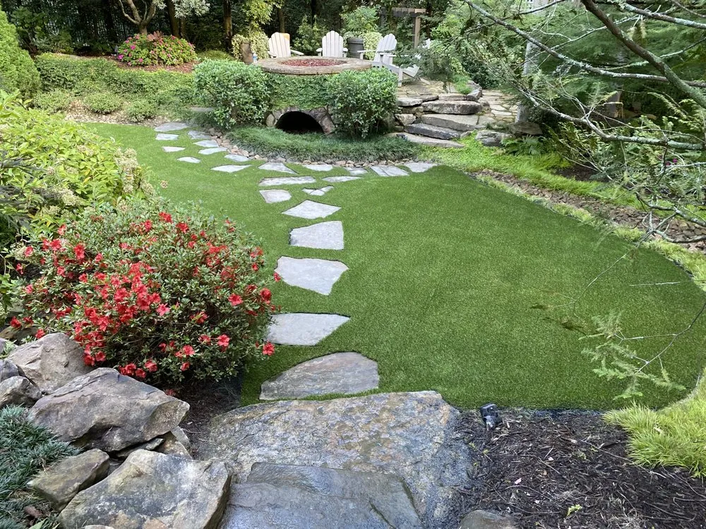 Local landscape design for beautiful yards in Loganville, GA by ForeverLawn NCGA - Atlanta Artificial Turf