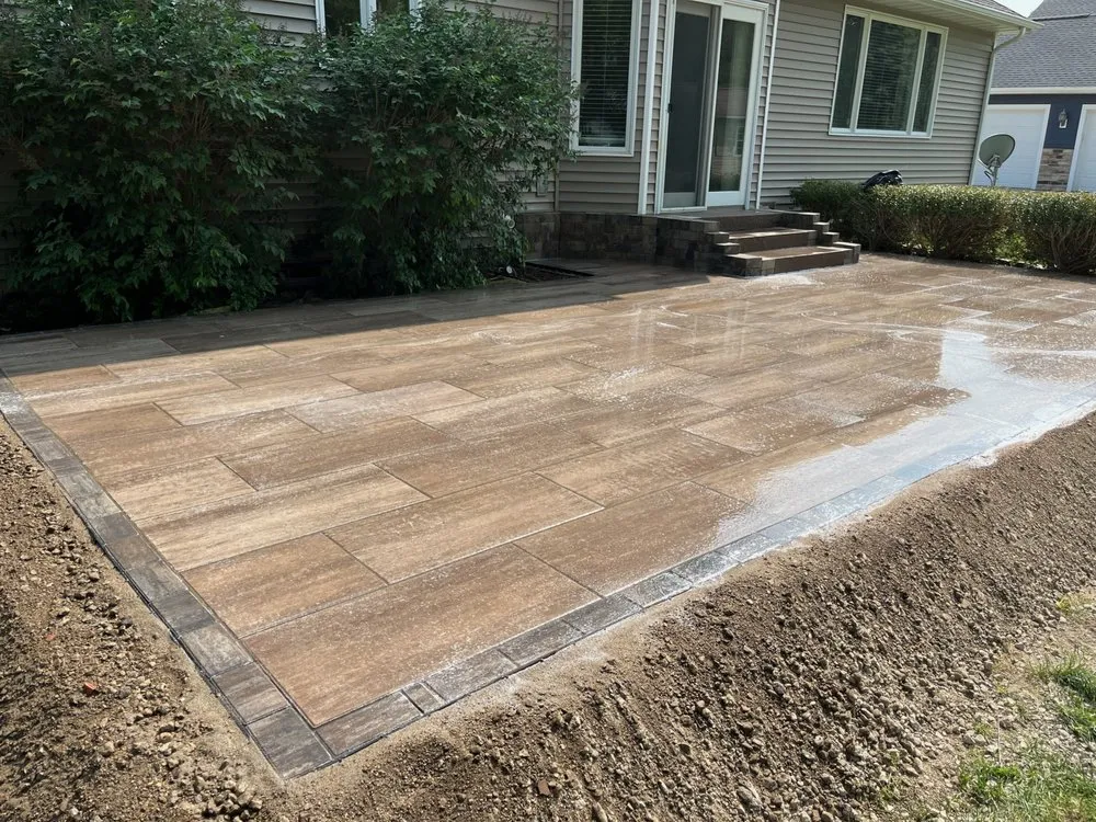 Custom outdoor landscaping in Benton Harbor, MI by Forker's Landscaping & Property Maintenance