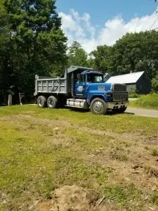 Professional lawn mowing service for homes in Mt Vernon, ME by Forrest Excavation
