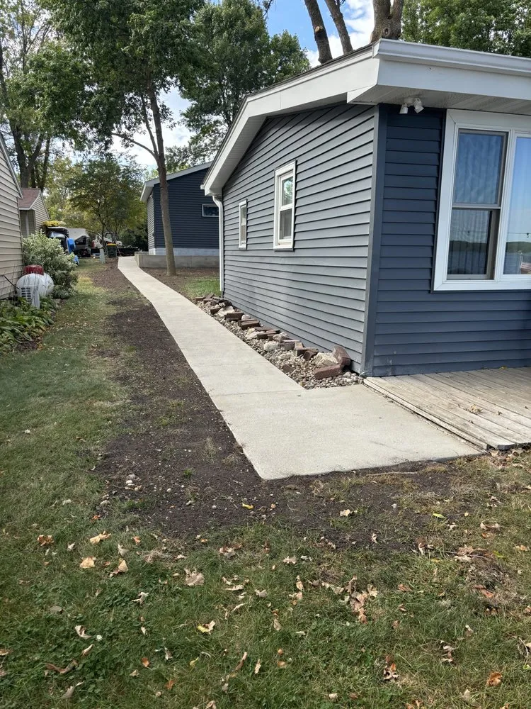 Custom garden landscaping for outdoor upgrades in Dassel, MN by Forstie Construction