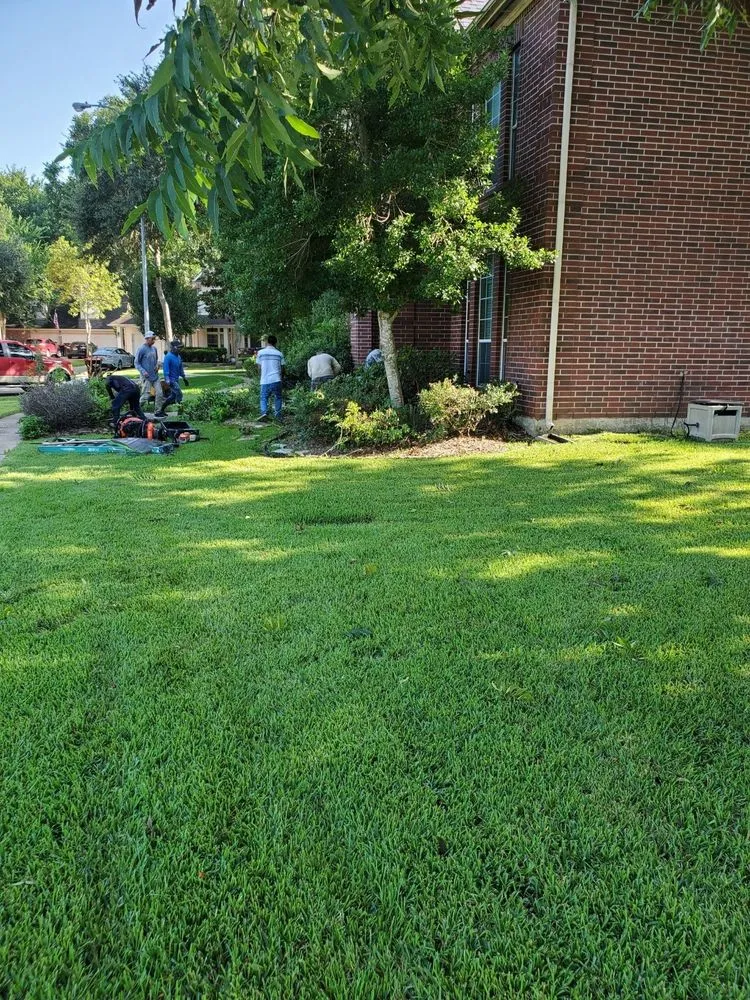 Professional landscape design for outdoor upgrades in Rosharon, TX by Fort Bend Construction and Grounds