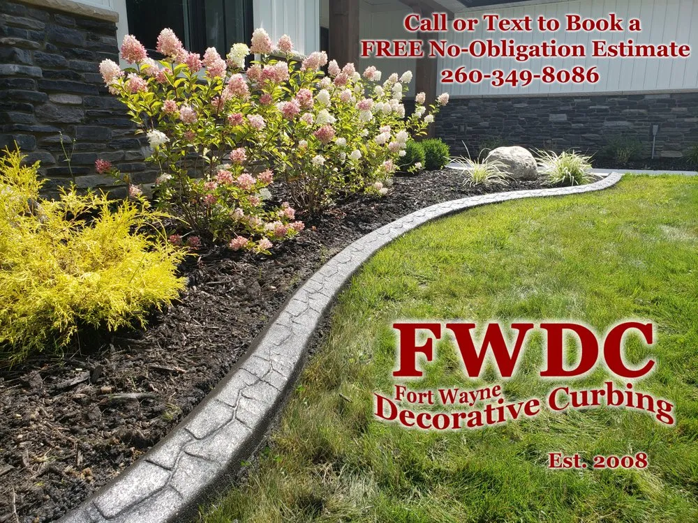 Reliable yard cleanup service with custom design across Fort Wayne, IN - Fort Wayne Decorative Curbing - FWDC